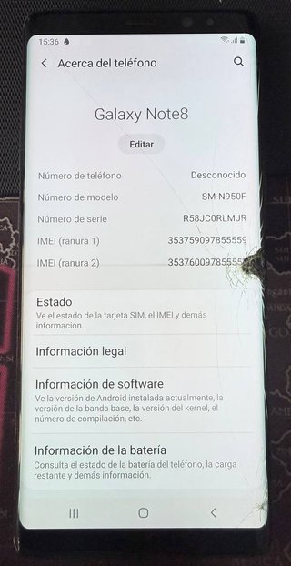 Samsung Galaxy Note 8 Duos (SM-N950F), 6/64