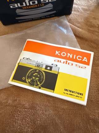 Cámara Konica Auto S2 Hexanon f/1.8 Vintage