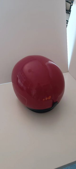 Casco de esquí infantil rojo