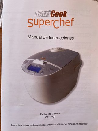 Robot Cocina Maxicook CF 105S Nuevo