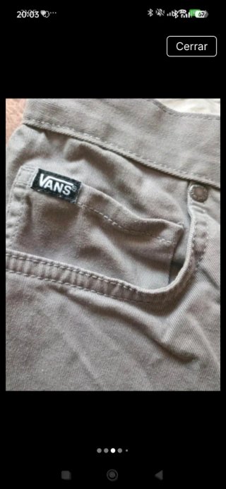 Bermudas Vans gris Talla 40