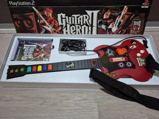 Guitar Hero II PS2 con Guitarra y Juego