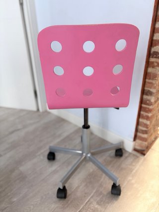 Silla infantil IKEA rosa