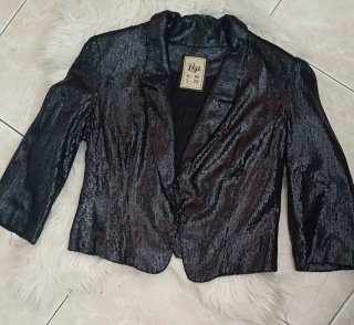 Xdye Chaquetilla Lentejuelas Negra Talla M