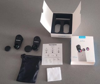 Lentes 3-en-1 para móvil Victsing