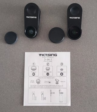 Lentes 3-en-1 para móvil Victsing
