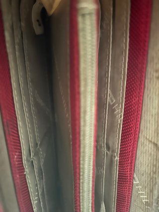 Cartera Tommy Hilfiger Roja y Marrón
