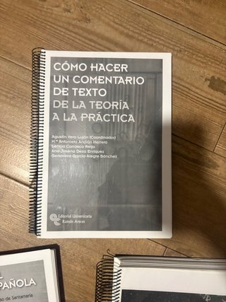 Libro de comentario de texto de acceso +25 uned