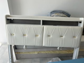 Cama 140x200 tapizada con cabecero