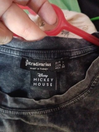 Camiseta Mickey Mouse Disney Gris
