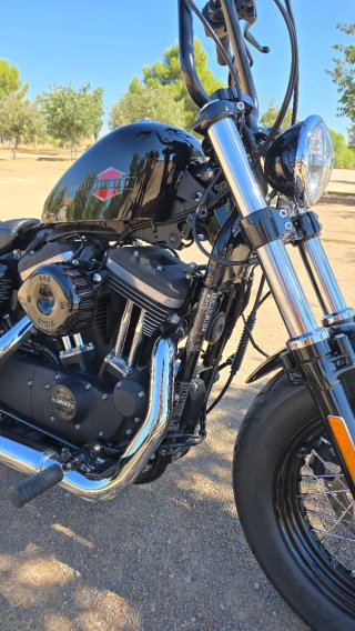 Harley Davidson Forty Eight Negra