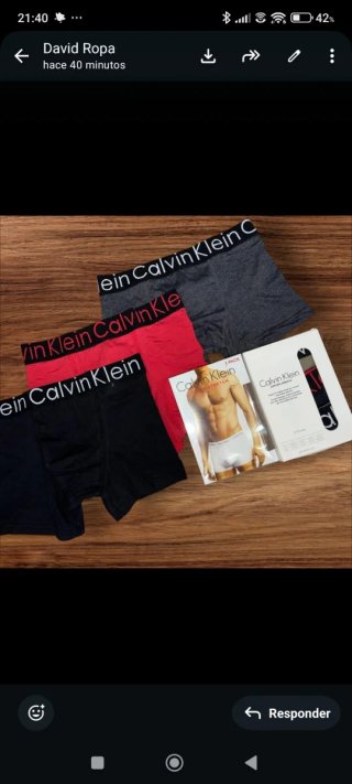Conjunto 6 prendas de cada