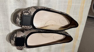 Manoletinas Calvin Klein Beige/Gris