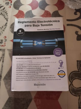 Reglamento Electrotécnico para Baja Tensión 8.a...
