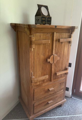 Armadio mobile in legno di teak
