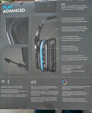Auriculares G935 wireless 7.1  Lightsync Logitech