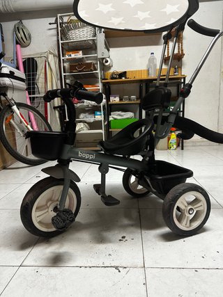 Triciclo con parasol
