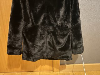 Abrigo Negro Pelo