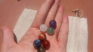 7 Sfere di Pietre Semipreziose Chakra