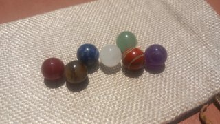 7 Sfere di Pietre Semipreziose Chakra