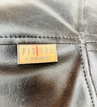 Puf pera polipiel negra