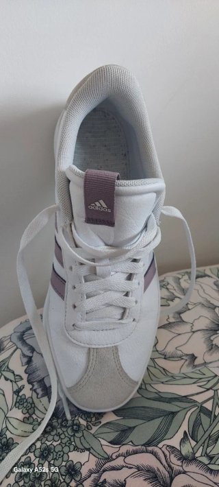 Zapatillas Adidas Court 3.0 Mujer Morado/Blanco