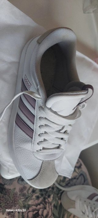 Zapatillas Adidas Court 3.0 Mujer Morado/Blanco