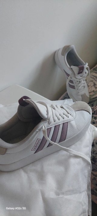 Zapatillas Adidas Court 3.0 Mujer Morado/Blanco