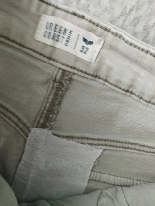 Pantalón corto cargo verde mujer GreenCoast T.32
