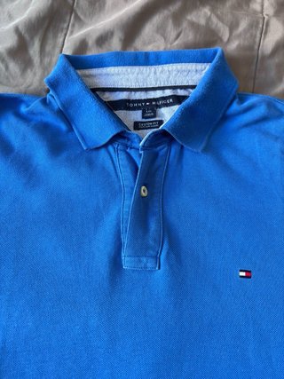 Polo Tommy Hilfiger Azul Vibrante