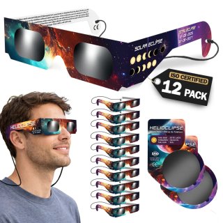 Gafas para eclipse solar. Pack de 4