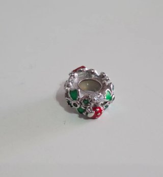 Charm Separador Trébol y Mariquita