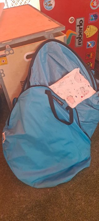 Tienda de campaña para el viento