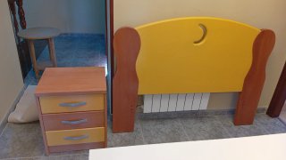 Cabecero 135cm y Mesita de Noche