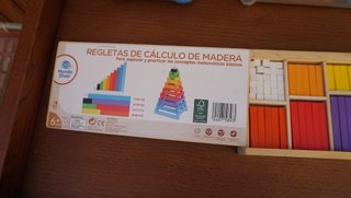 Juego de Regletas de Cálculo y Bloques lote