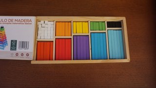 Juego de Regletas de Cálculo y Bloques lote