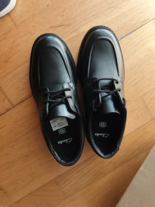 Zapatos Clarks Colegial Niño Negro