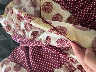 Traje Flamenca Canastero Burdeos