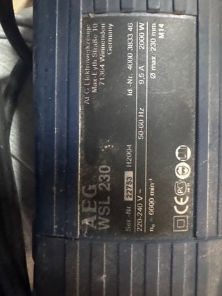 Radial AEG poco uso