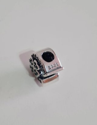 Charm Herradura Trébol Suerte Plata S925