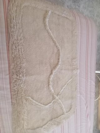 Set di 3 tappeti da bagno beige