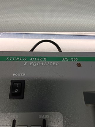 Mesa akiyama stereo mixer & equalizer  mx-4200