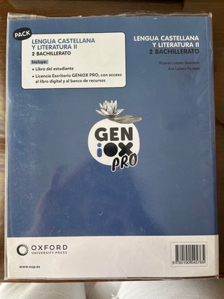 Lengua castellana y literatura II. Libro del es...