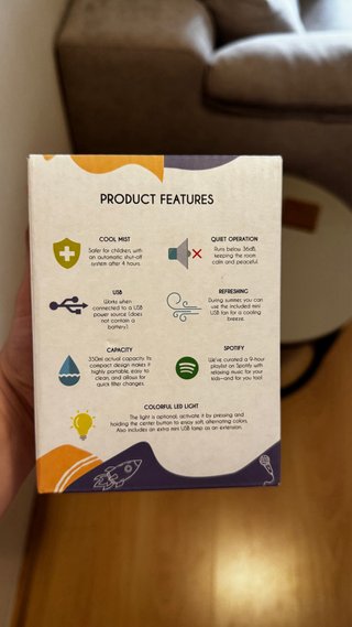 Humidificador Gatito Kusiway 3 en 1