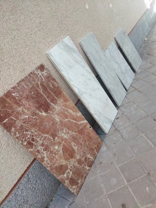 Encimera mármol para mesa tabla corte o alféizar