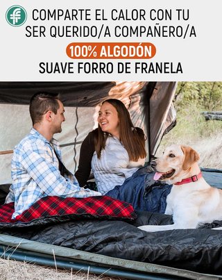 KingCamp Saco Dormir Adulto XXL Nuevo