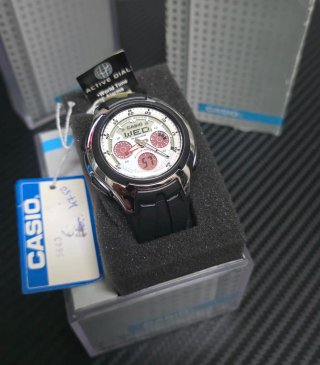 NOS Rare Vintage Casio Ana-Dig AQ163 Digital watch