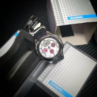 NOS Rare Vintage Casio Ana-Dig AQ163 Digital watch