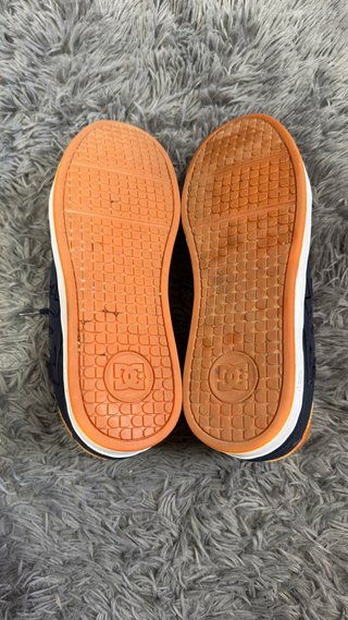 Zapatillas DC Shoes Skate Azul Marino/Naranja