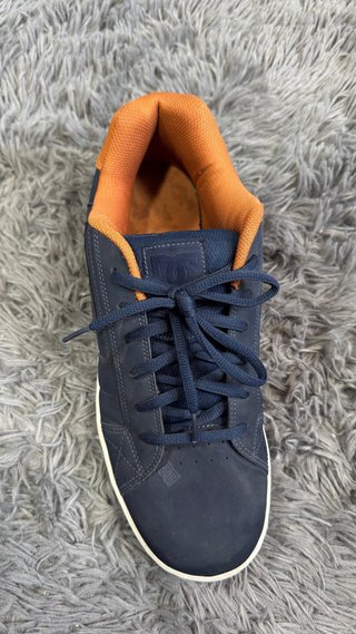 Zapatillas DC Shoes Skate Azul Marino/Naranja